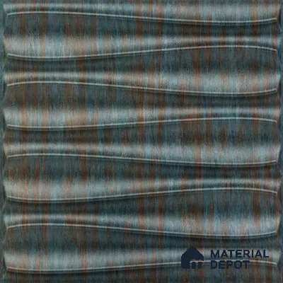 Black Dune PVC Matte Finish 3D Wall Panel | 20 in x 20 in | Rustic Wood - 15 mm | Suitable for Dining, Feature Wall & TV Unit | Width is Subjected to 5% Variation