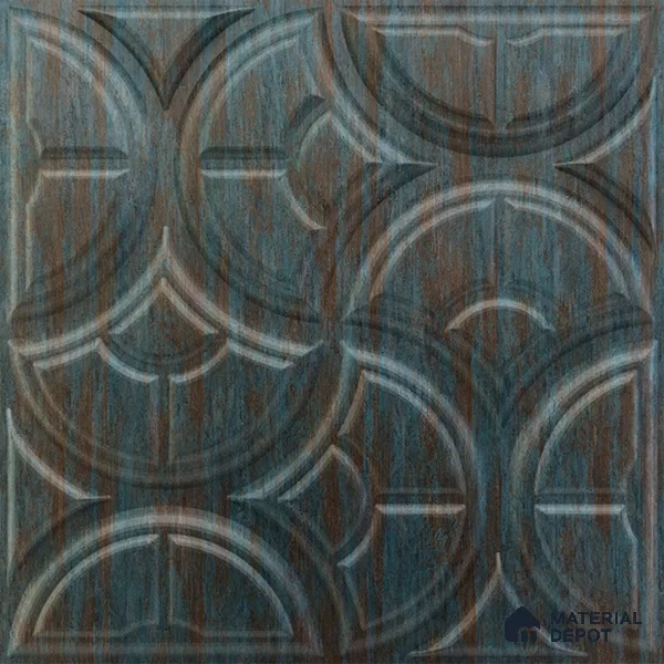 Black Luna PVC Matte Finish 3D Wall Panel | 20 in x 20 in | Rustic Wood - 15 mm | Suitable for Dining, Feature Wall & TV Unit | Width is Subjected to 5% Variation