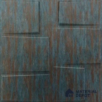 Black Stream PVC Matte Finish 3D Wall Panel | 20 in x 20 in | Rustic Wood - 15 mm | Suitable for Dining, Feature Wall & TV Unit | Width is Subjected to 5% Variation