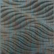 Black Swirl 3D Wall Panel | 1.6 ft x 1.6 ft | Rustic Wood - 15 mm | Image 01