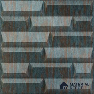 Black Vault PVC Matte Finish 3D Wall Panel | 20 in x 20 in | Rustic Wood - 15 mm | Suitable for Dining, Feature Wall & TV Unit | Width is Subjected to 5% Variation