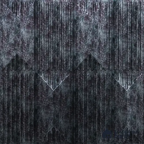 Black Artisan PVC Matte Finish 3D Wall Panel | 20 in x 20 in | Thunder Black - 15 mm | Suitable for Dining, Feature Wall & TV Unit | Width is Subjected to 5% Variation