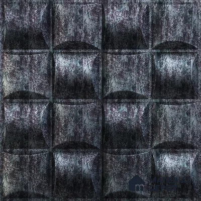 Black Block PVC Matte Finish 3D Wall Panel | 20 in x 20 in | Thunder Black - 15 mm | Suitable for Dining, Feature Wall & TV Unit | Width is Subjected to 5% Variation