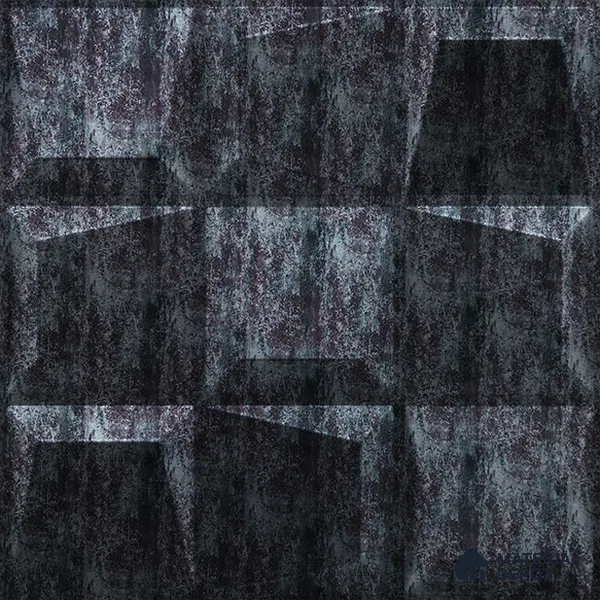 Black Cubical PVC Matte Finish 3D Wall Panel | 20 in x 20 in | Thunder Black - 15 mm | Suitable for Dining, Feature Wall & TV Unit | Width is Subjected to 5% Variation
