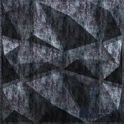 Black Stone PVC Matte Finish 3D Wall Panel | 20 in x 20 in | Thunder Black - 15 mm | Suitable for Dining, Feature Wall & TV Unit | Width is Subjected to 5% Variation