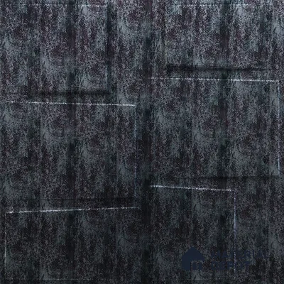 Black Stream PVC Matte Finish 3D Wall Panel | 20 in x 20 in | Thunder Black - 15 mm | Suitable for Dining, Feature Wall & TV Unit | Width is Subjected to 5% Variation