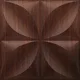 Brown Butterfly 3D Wall Panel | 1.6 ft x 1.6 ft | Walnut Wood - 15 mm | Image 01