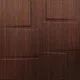 Brown Stream 3D Wall Panel | 1.6 ft x 1.6 ft | Walnut Wood - 15 mm | Image 01