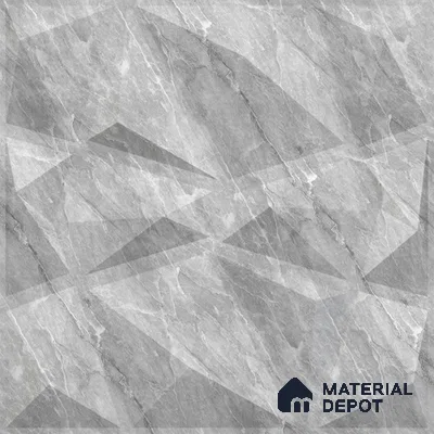 White Stone PVC Matte Finish 3D Wall Panel | 20 in x 20 in | White Marble - 15 mm | Suitable for Dining, Feature Wall & TV Unit | Width is Subjected to 5% Variation