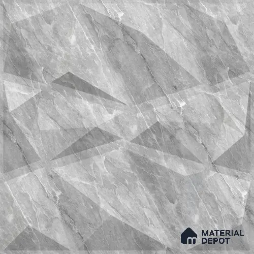 White Stone PVC Matte Finish 3D Wall Panel | 20 in x 20 in | White Marble - 15 mm | Suitable for Dining, Feature Wall & TV Unit | Width is Subjected to 5% Variation