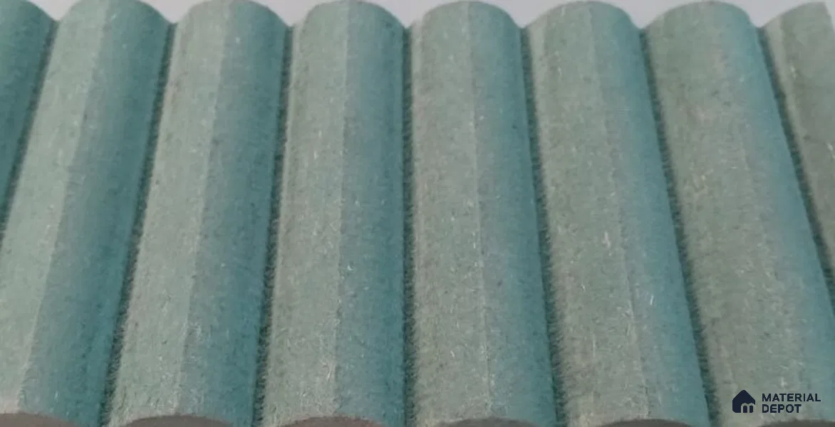 Green Fluted 8 ft x 4 ft HDHMR - 12 mm