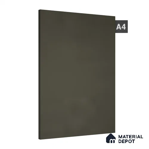 Brown Solid Colors Look 1001 UC 8 ft x 4 ft High Gloss Finish Decorative Laminate - 1 mm | Suitable for Living Room, Kitchen, Office