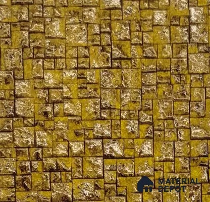 Gold Stone Look Charcoal Decorative Wall Panel 1104 8 ft x 2 ft - 4 mm | Suitable for Feature Wall, TV Unit & Living Room | Width is Subjected to 5% Variation