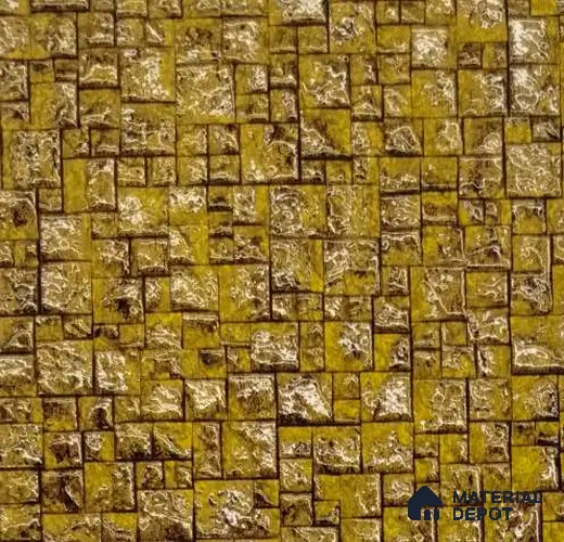 Gold Stone Look Charcoal Decorative Wall Panel 1104 8 ft x 2 ft - 4 mm | Suitable for Feature Wall, TV Unit & Living Room | Width is Subjected to 5% Variation