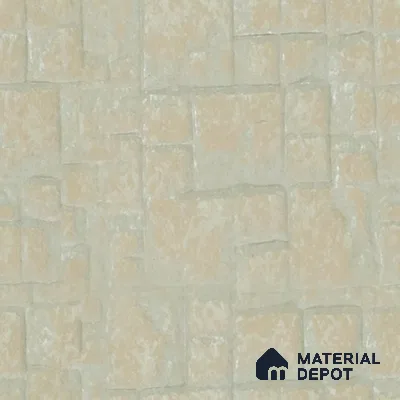 Cream Stone Look Charcoal Decorative Wall Panel PN 04508 8 ft x 2 ft - 4 mm | Suitable for Feature Wall, TV Unit & Living Room | Width is Subjected to 5% Variation