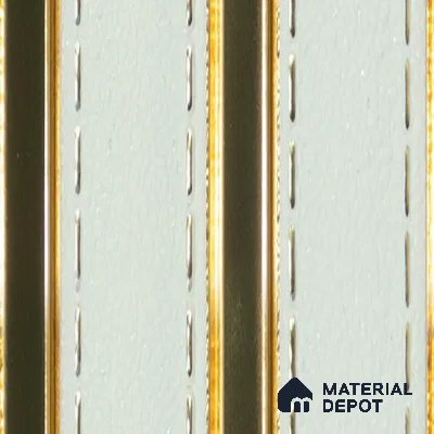 White Patterned Louver PN 04545 8 ft x 4.9 inch Charcoal Panel - 12 mm | Suitable for Feature Wall, TV Unit & Living Room | Width is Subjected to 5% Variation