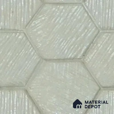 Cream Patterned Look Charcoal Decorative Wall Panel PN 04534 8 ft x 2 ft - 4 mm | Suitable for Feature Wall, TV Unit & Living Room | Width is Subjected to 5% Variation