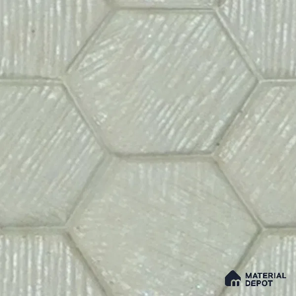 Cream Patterned Look Charcoal Decorative Wall Panel PN 04534 8 ft x 2 ft - 4 mm | Suitable for Feature Wall, TV Unit & Living Room | Width is Subjected to 5% Variation
