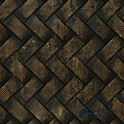 Brown Patterned Look Charcoal Decorative Wall Panel PN 04528 8 ft x 2 ft - 4 mm | Suitable for Feature Wall, TV Unit & Living Room | Width is Subjected to 5% Variation