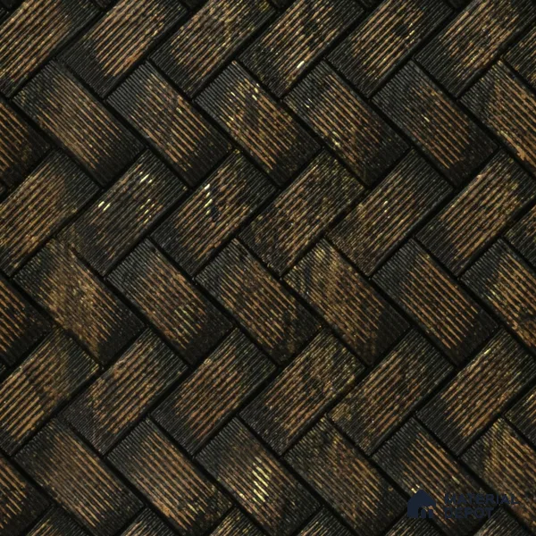 Brown Patterned Look Charcoal Decorative Wall Panel PN 04528 8 ft x 2 ft - 4 mm | Suitable for Feature Wall, TV Unit & Living Room | Width is Subjected to 5% Variation