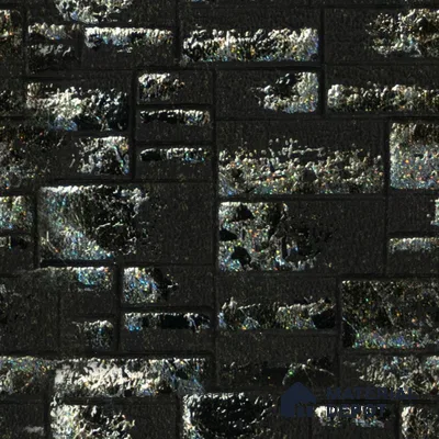 Trend 1140 Charcoal Decorative Wall Panel | 8 ft x 2 ft - 4 mm | Width is Subjected to 5% Variation