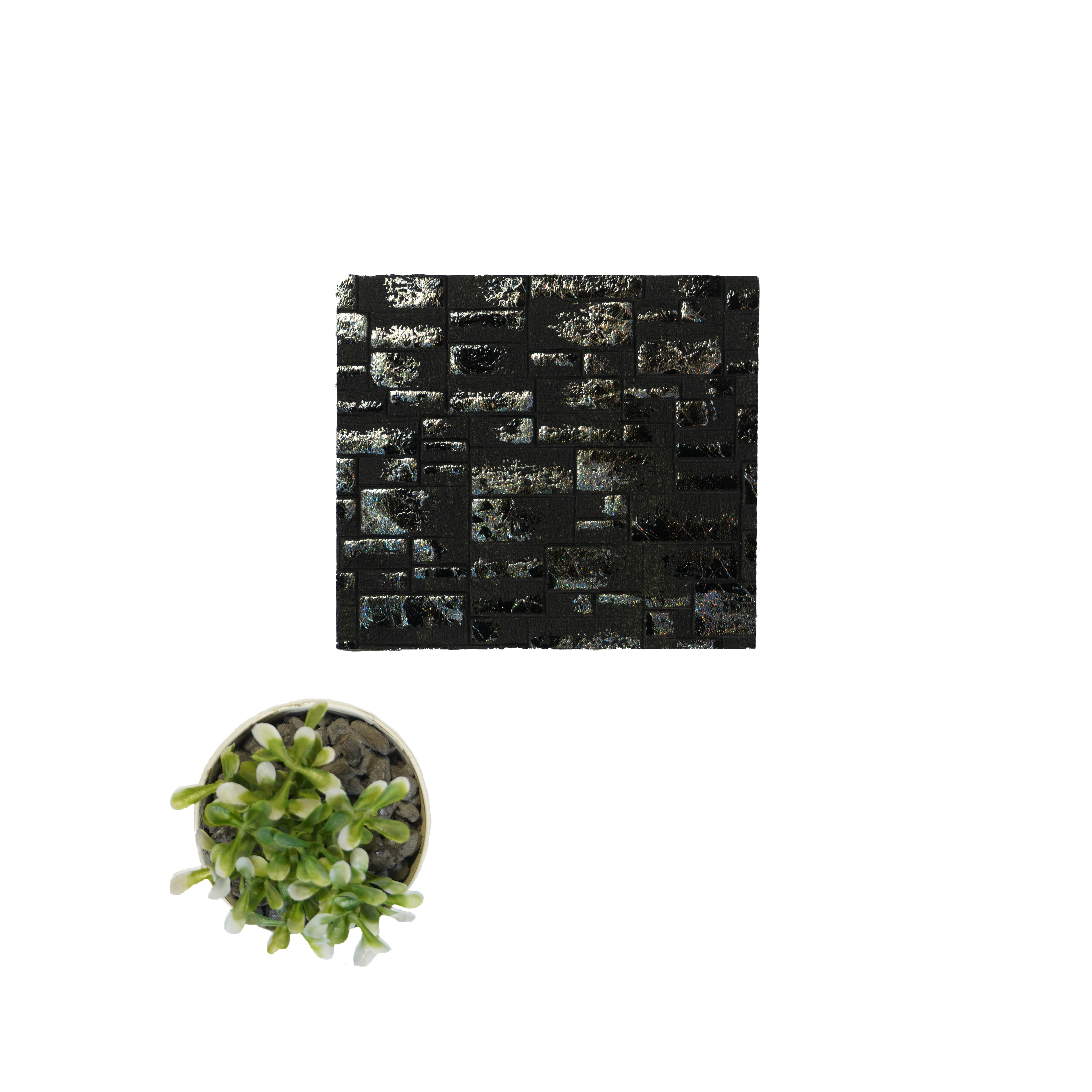 Trend 1140 Charcoal Decorative Wall Panel | 8 ft x 2 ft - 4 mm | Width is Subjected to 5% Variation