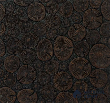 Brown Patterned Look Charcoal Decorative Wall Panel PN 04519 8 ft x 2 ft - 4 mm | Suitable for Feature Wall, TV Unit & Living Room | Width is Subjected to 5% Variation