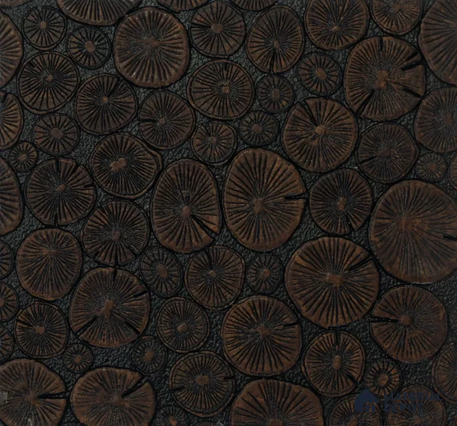 Brown Patterned Look Charcoal Decorative Wall Panel PN 04519 8 ft x 2 ft - 4 mm | Suitable for Feature Wall, TV Unit & Living Room | Width is Subjected to 5% Variation