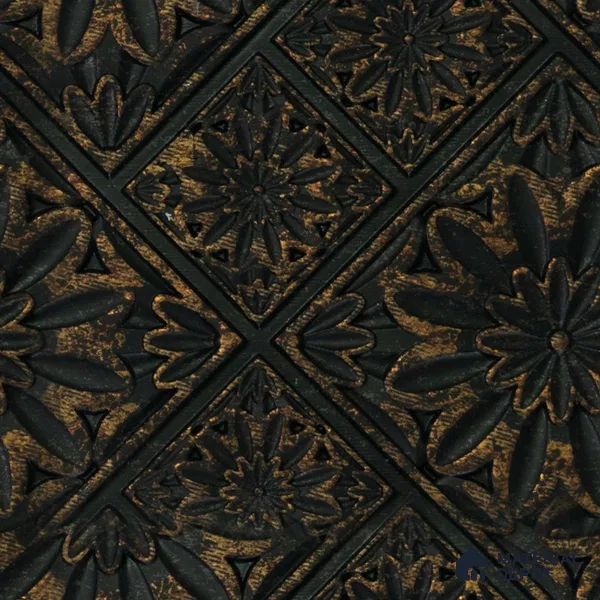 Brown Patterned Look Charcoal Decorative Wall Panel PN 04543 8 ft x 2 ft - 4 mm | Suitable for Feature Wall, TV Unit & Living Room | Width is Subjected to 5% Variation
