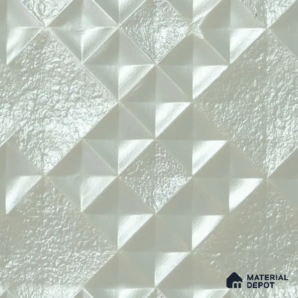 White Patterned Look Charcoal Decorative Wall Panel PN 04490 8 ft x 2 ft - 4 mm | Suitable for Feature Wall, TV Unit & Living Room | Width is Subjected to 5% Variation