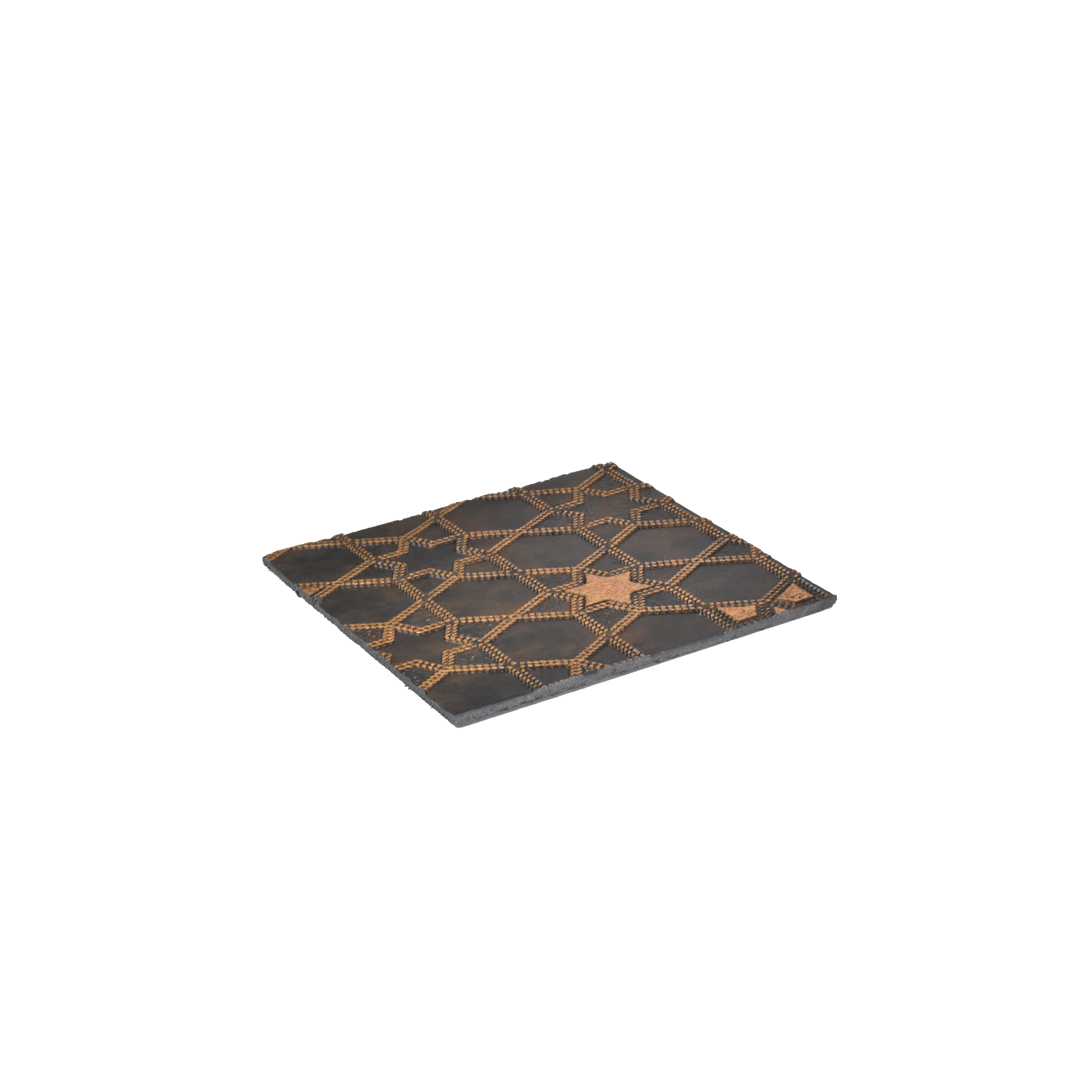 Gold Patterned Look Charcoal Decorative Wall Panel PN 04527 8 ft x 2 ft - 4 mm | Suitable for Feature Wall, TV Unit & Living Room | Width is Subjected to 5% Variation