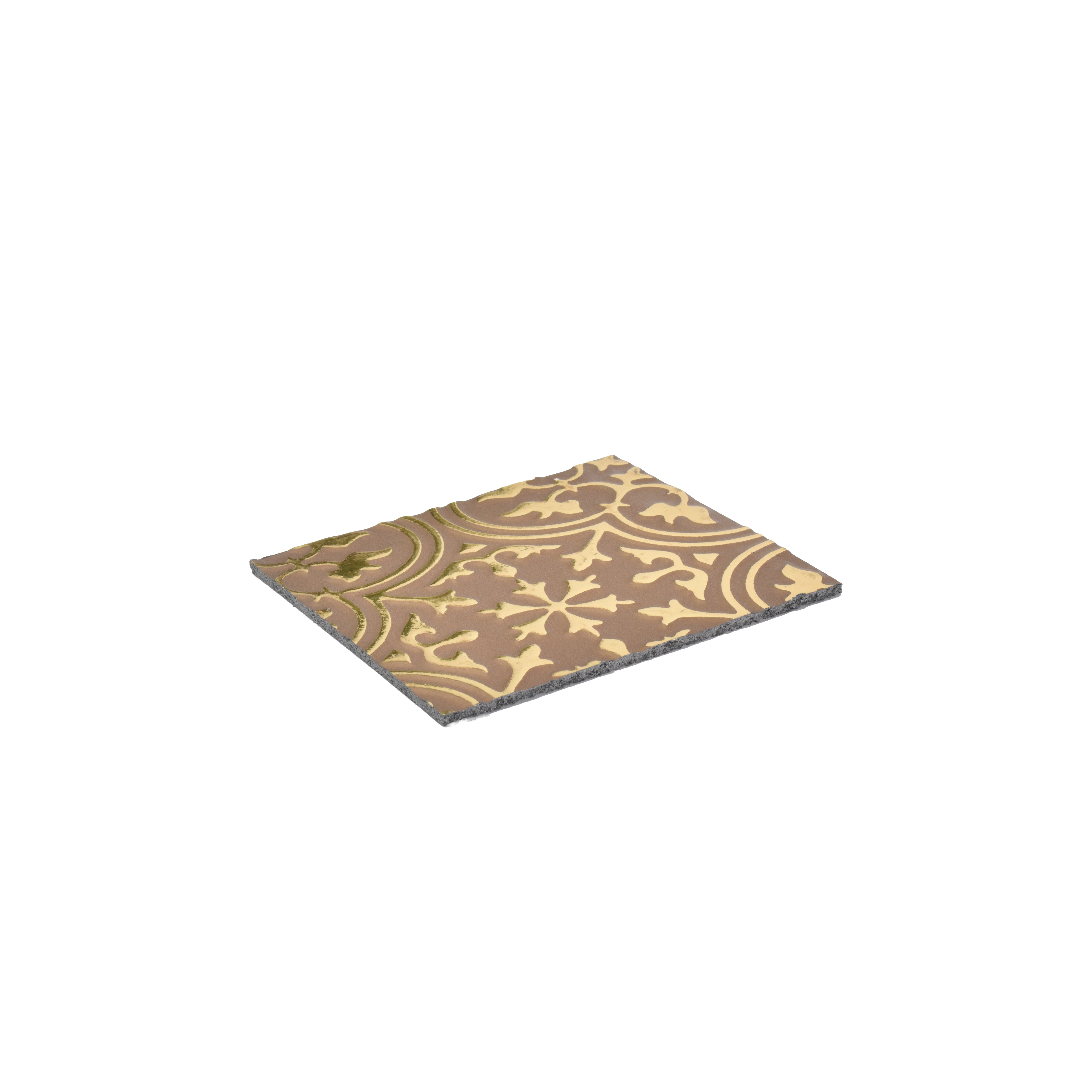 Gold Patterned Look Charcoal Decorative Wall Panel PN 04535 (1170) 8 ft x 2 ft - 4 mm | Suitable for Feature Wall, TV Unit & Living Room | Width is Subjected to 5% Variation