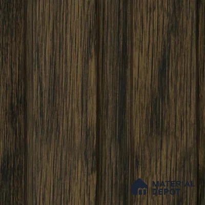 Brown Wooden Louver 1172 244 (Trend 1172) 8 ft x 4.9 inch Charcoal Panel - 12 mm | Suitable for Feature Wall, TV Unit & Living Room | Width is Subjected to 5% Variation