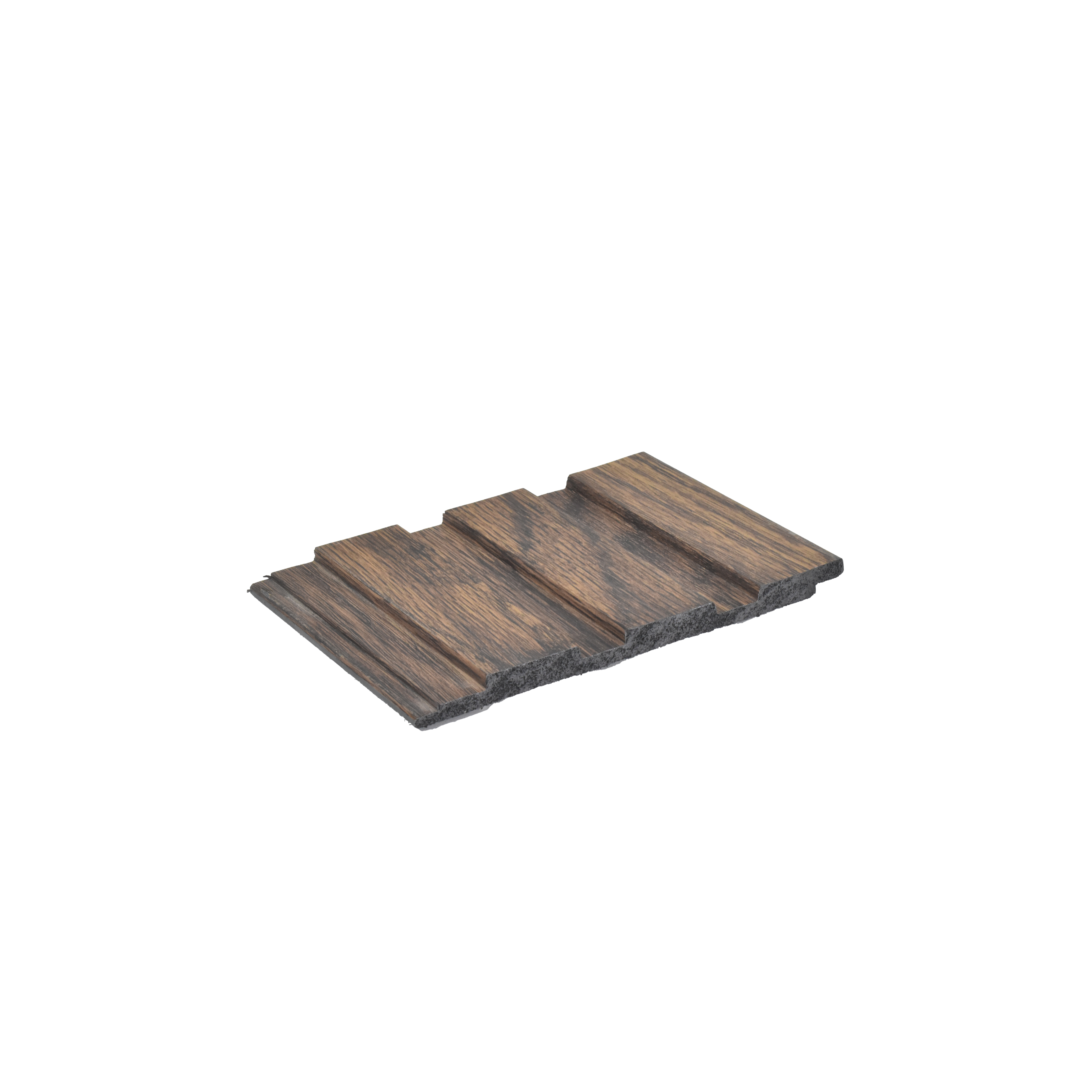 Brown Wooden Louver 1172 244 (Trend 1172) 8 ft x 4.9 inch Charcoal Panel - 12 mm | Suitable for Feature Wall, TV Unit & Living Room | Width is Subjected to 5% Variation