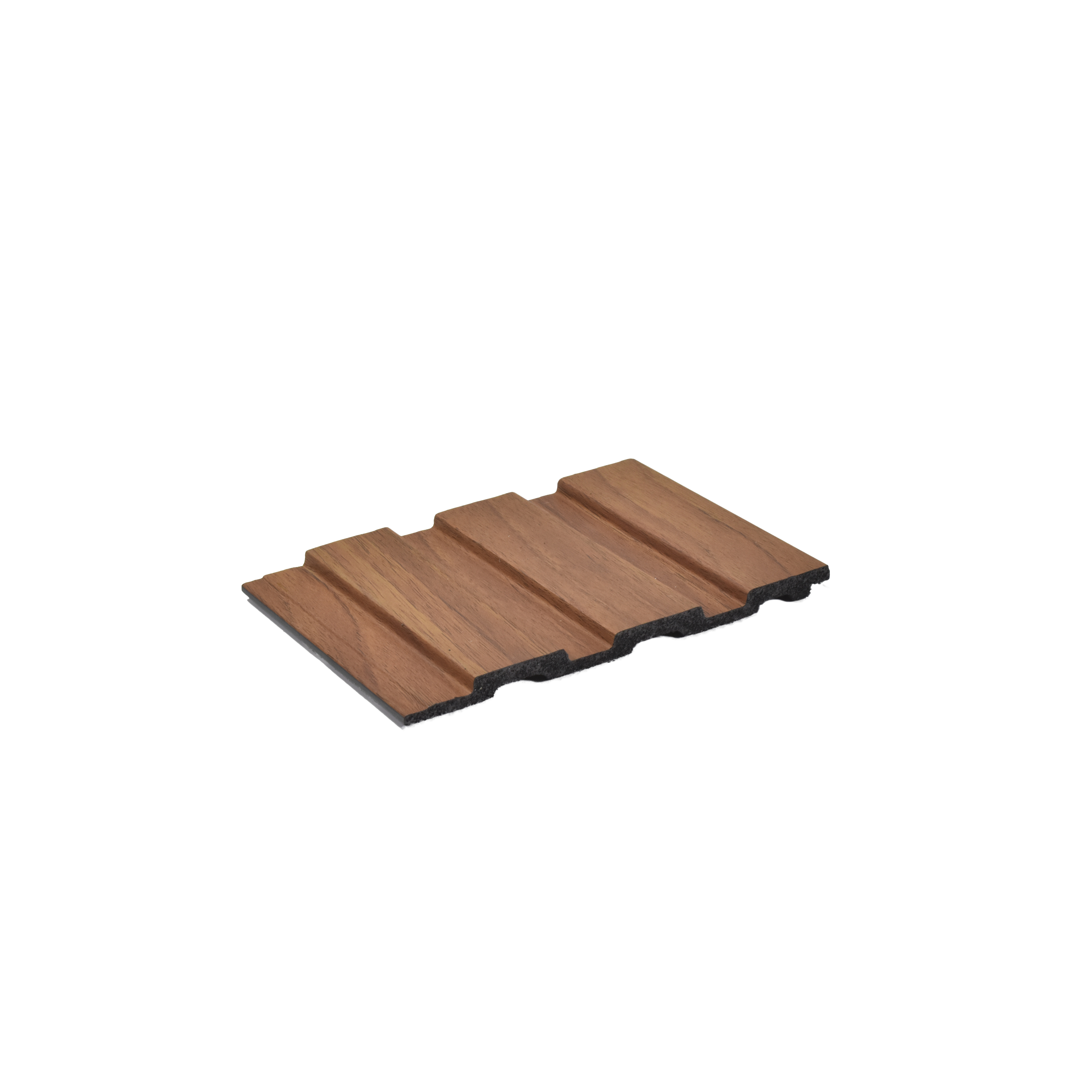Brown Wooden Louver 1173 244 (Trend 1173) 8 ft x 4.9 inch Charcoal Panel - 12 mm | Suitable for Feature Wall, TV Unit & Living Room | Width is Subjected to 5% Variation
