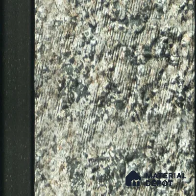 Grey Stone Louver PN 04555 8 ft x 4.9 inch Charcoal Panel - 12 mm | Suitable for Feature Wall, TV Unit & Living Room | Width is Subjected to 5% Variation