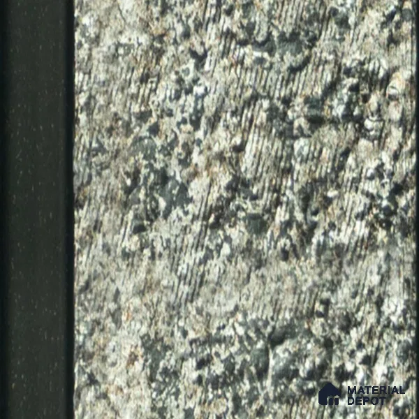 Grey Stone Louver PN 04555 8 ft x 4.9 inch Charcoal Panel - 12 mm | Suitable for Feature Wall, TV Unit & Living Room | Width is Subjected to 5% Variation