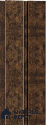 Brown Stone Louver 1176 244 (Trend 1176) 8 ft x 4.9 inch Charcoal Panel - 12 mm | Suitable for Feature Wall, TV Unit & Living Room | Width is Subjected to 5% Variation