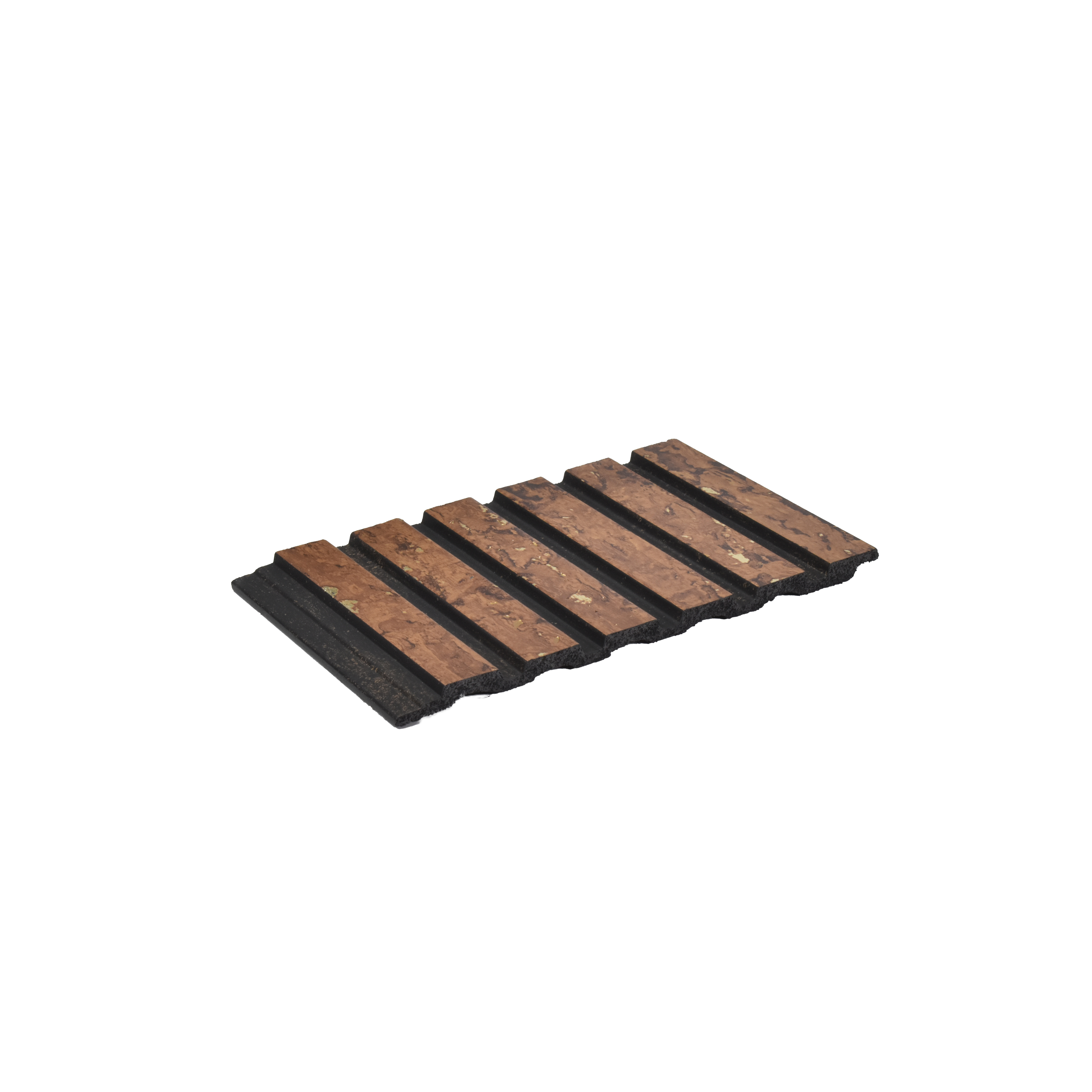 Brown Patterned Louver 1179 244 (Trend 1179) 8 ft x 4.9 inch Charcoal Panel - 12 mm | Suitable for Feature Wall, TV Unit & Living Room | Width is Subjected to 5% Variation