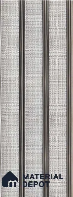 Grey Fabric Louver 1183 244 (Trend 1183) 8 ft x 4.9 inch Charcoal Panel - 12 mm | Suitable for Feature Wall, TV Unit & Living Room | Width is Subjected to 5% Variation