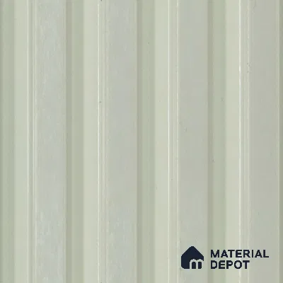 White Plain Colour Louver 1185 244 (Trend 1185) 8 ft x 4.9 inch Charcoal Panel - 12 mm | Suitable for Feature Wall, TV Unit & Living Room | Width is Subjected to 5% Variation