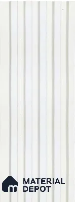 White Plain Colour Louver 1185 244 (Trend 1185) 8 ft x 4.9 inch Charcoal Panel - 12 mm | Suitable for Feature Wall, TV Unit & Living Room | Width is Subjected to 5% Variation