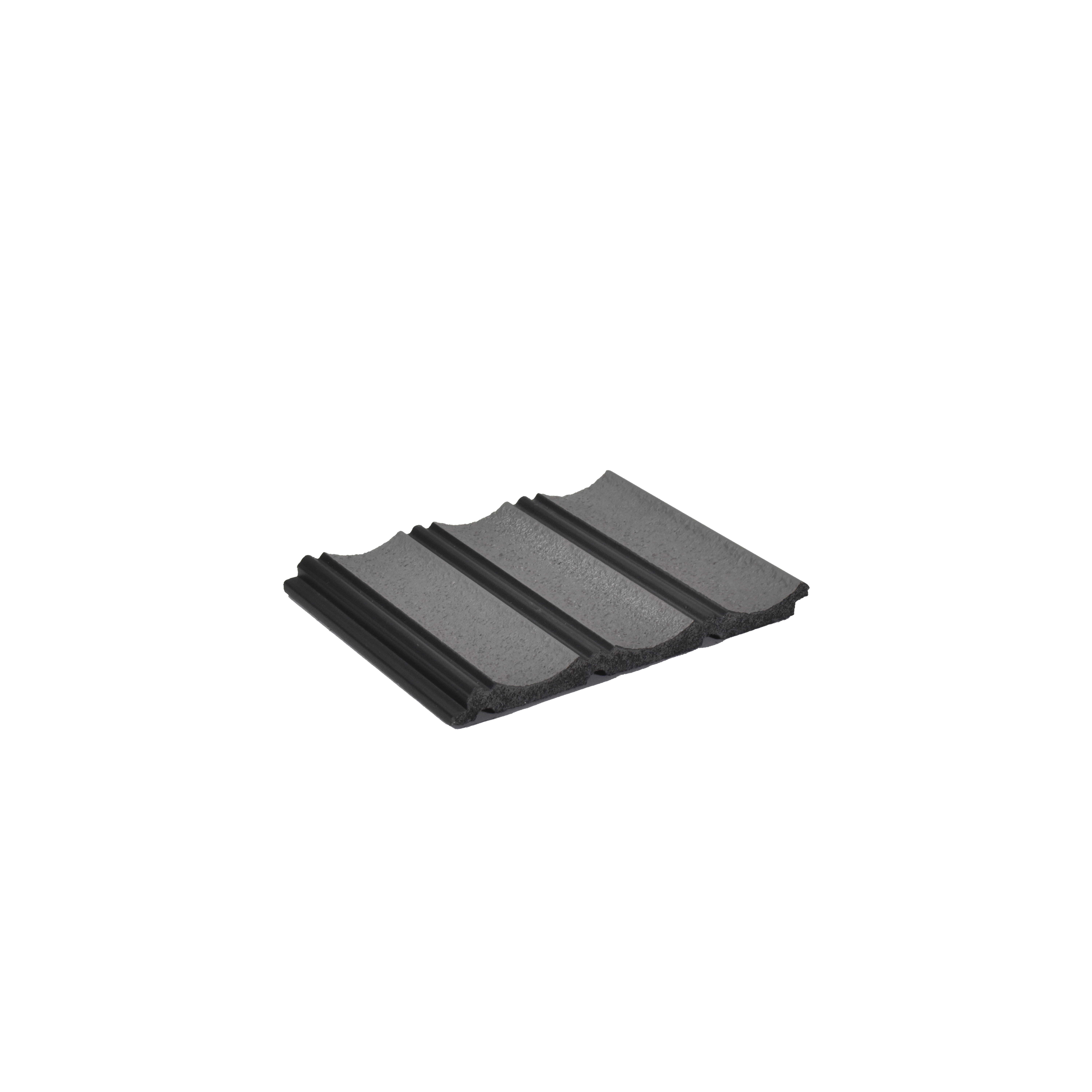 Grey Stone Louver PN 04568 8 ft x 4.9 inch Charcoal Panel - 12 mm | Suitable for Feature Wall, TV Unit & Living Room | Width is Subjected to 5% Variation