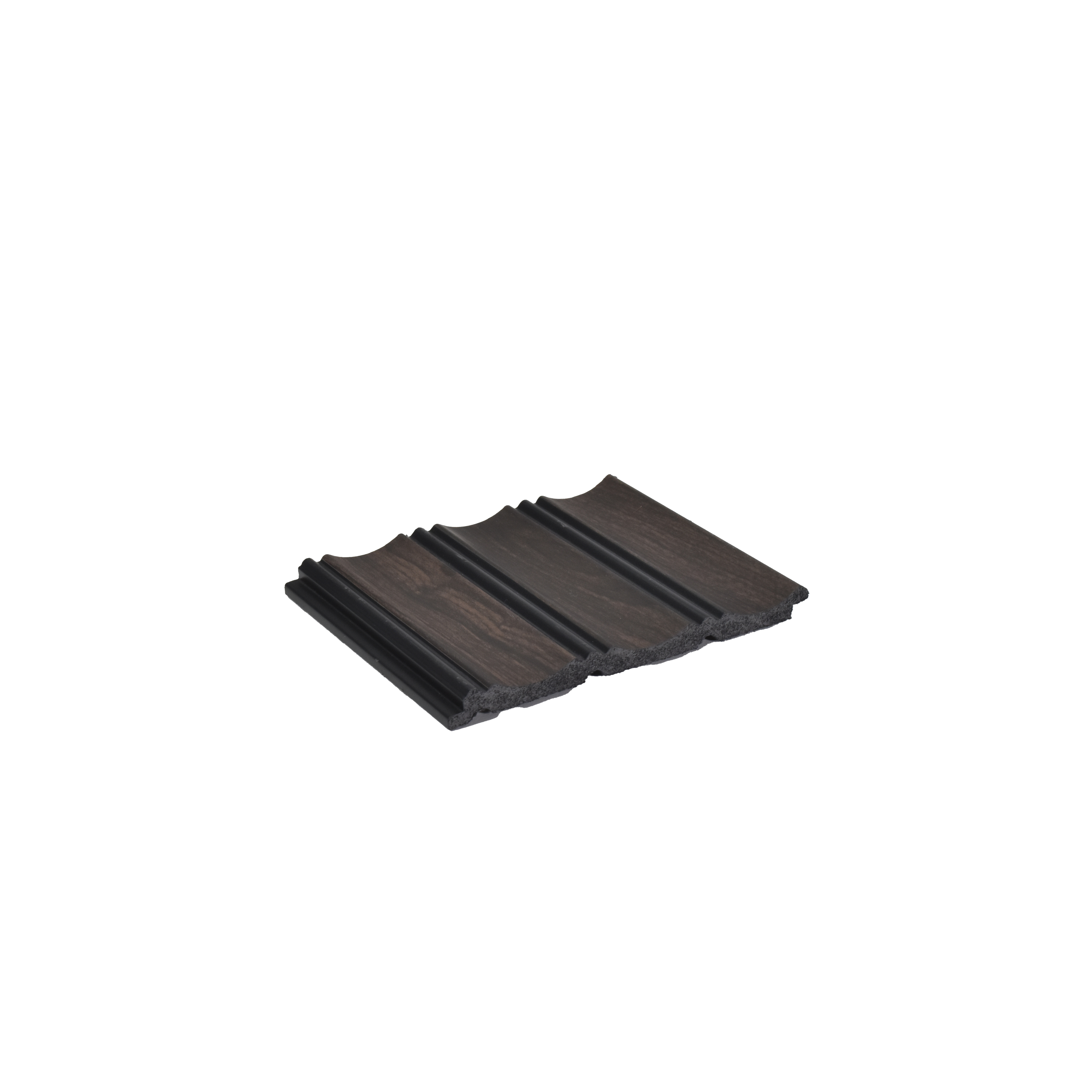Brown Wooden Louver 1190 244 (Trend 1190) 8 ft x 4.9 inch Charcoal Panel - 12 mm | Suitable for Feature Wall, TV Unit & Living Room | Width is Subjected to 5% Variation