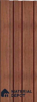 Brown Wooden Louver 1192 244 (Trend 1192) 8 ft x 4.9 inch Charcoal Panel - 12 mm | Suitable for Feature Wall, TV Unit & Living Room | Width is Subjected to 5% Variation