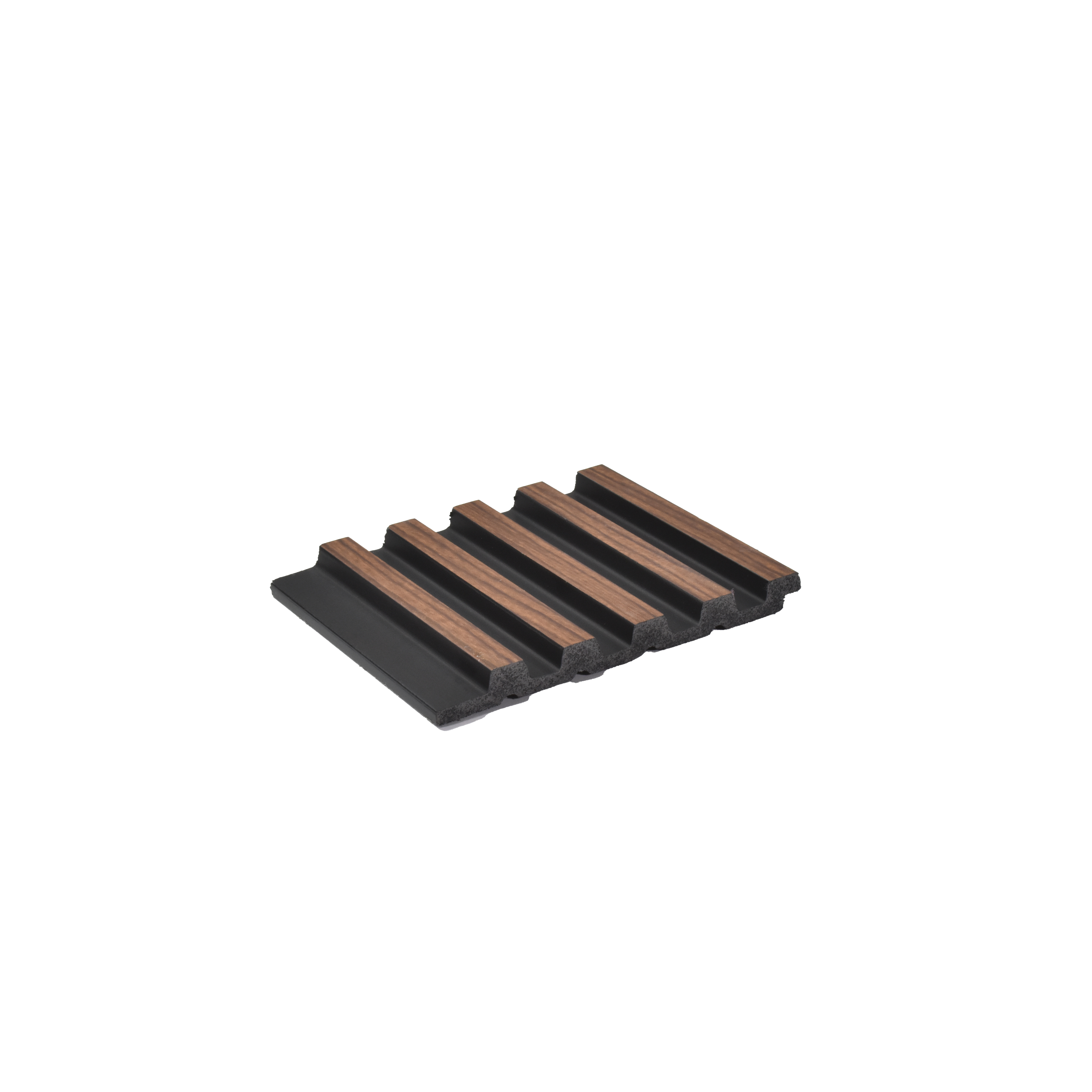 Brown Wooden Louver 1197 244 (Trend 1197) 8 ft x 4.9 inch Charcoal Panel - 12 mm | Suitable for Feature Wall, TV Unit & Living Room | Width is Subjected to 5% Variation