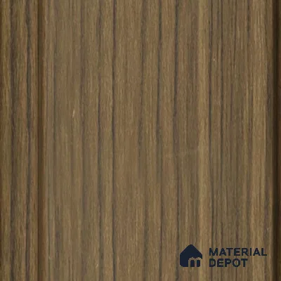 Brown Wooden Louver 1201 244 (Trend 1201) 8 ft x 4.9 inch Charcoal Panel - 12 mm | Suitable for Feature Wall, TV Unit & Living Room | Width is Subjected to 5% Variation