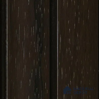 Brown Wooden Louver PN 04584 8 ft x 4.9 inch Charcoal Panel - 12 mm | Suitable for Feature Wall, TV Unit & Living Room | Width is Subjected to 5% Variation
