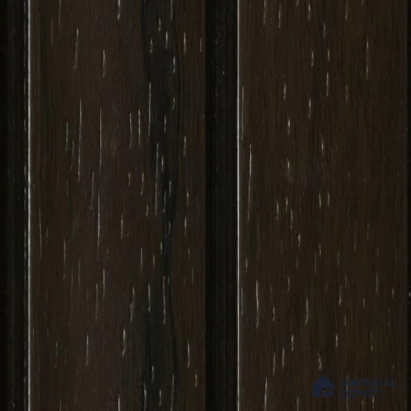 Brown Wooden Louver PN 04584 8 ft x 4.9 inch Charcoal Panel - 12 mm | Suitable for Feature Wall, TV Unit & Living Room | Width is Subjected to 5% Variation
