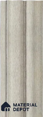 Cream Wooden Louver 1208 244 (Trend 1208) 8 ft x 4.9 inch Charcoal Panel - 12 mm | Suitable for Feature Wall, TV Unit & Living Room | Width is Subjected to 5% Variation